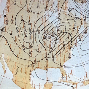 weather map North America